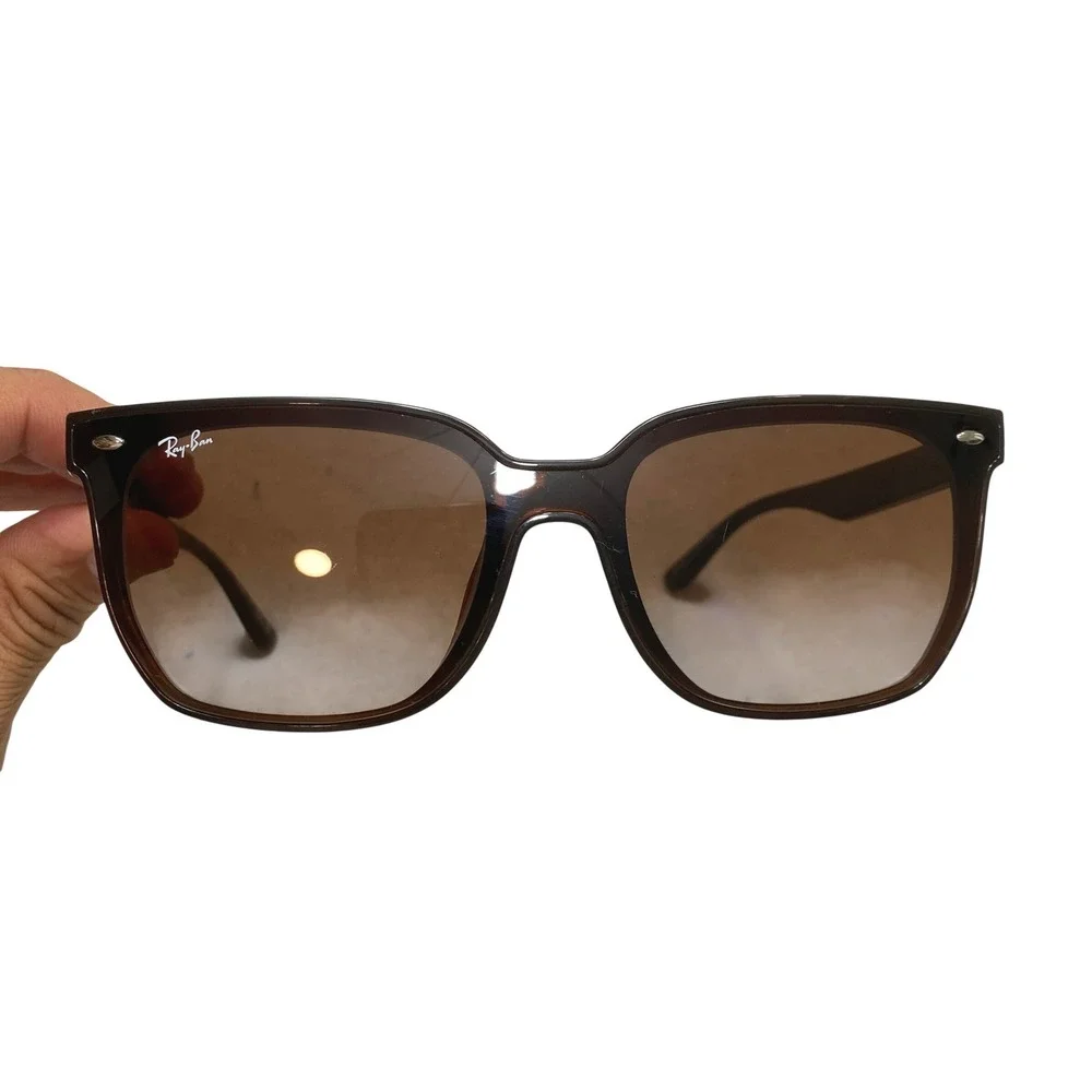 Ray-Ban RB 4466D Sunglasses Unisex OS Brown Square Gradient Lenses